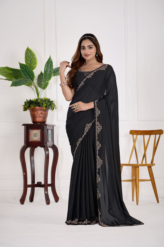 Black Designer Saree For Every Occation