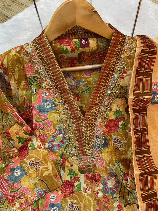 Zarna Silk Kurti
